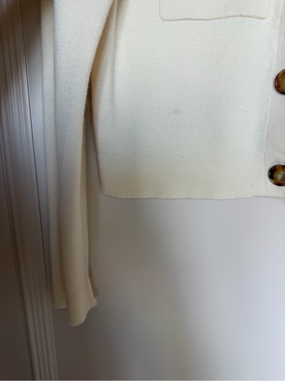 Sézane Betty Cardigan Écru - Picture 4 of 5